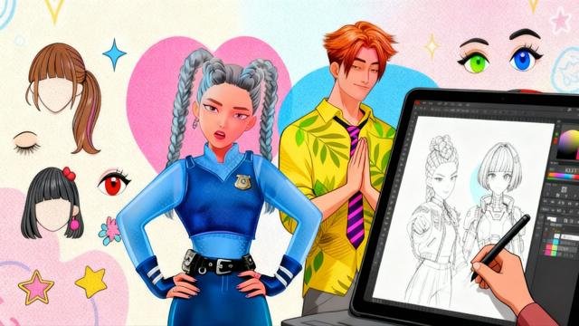 Vista-se e mude seus personagens favoritos.