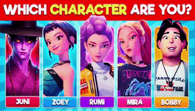 Qual personagem Kpop Demon Hunters você é?
