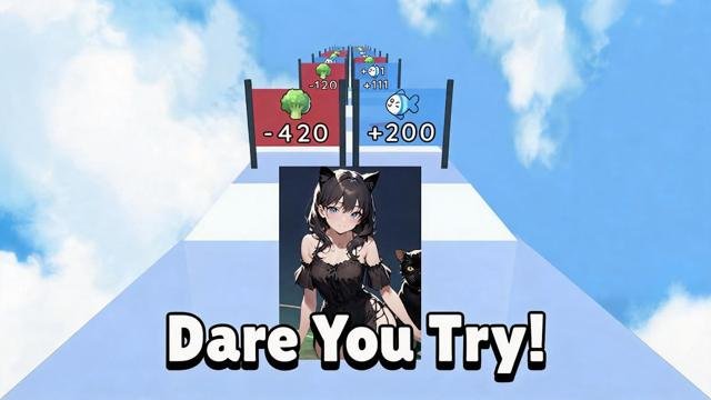 Kitten Run: corra com seu anime favorito!