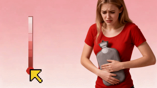 Qual é o nível de intensidade das cólicas menstruais que você sente?