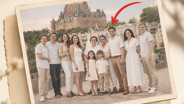 Abrindo esta foto antiga de dezessete anos
