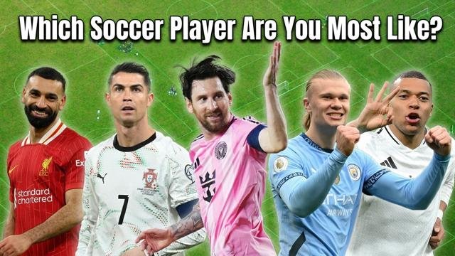 Com qual jogador de futebol você mais se parece?